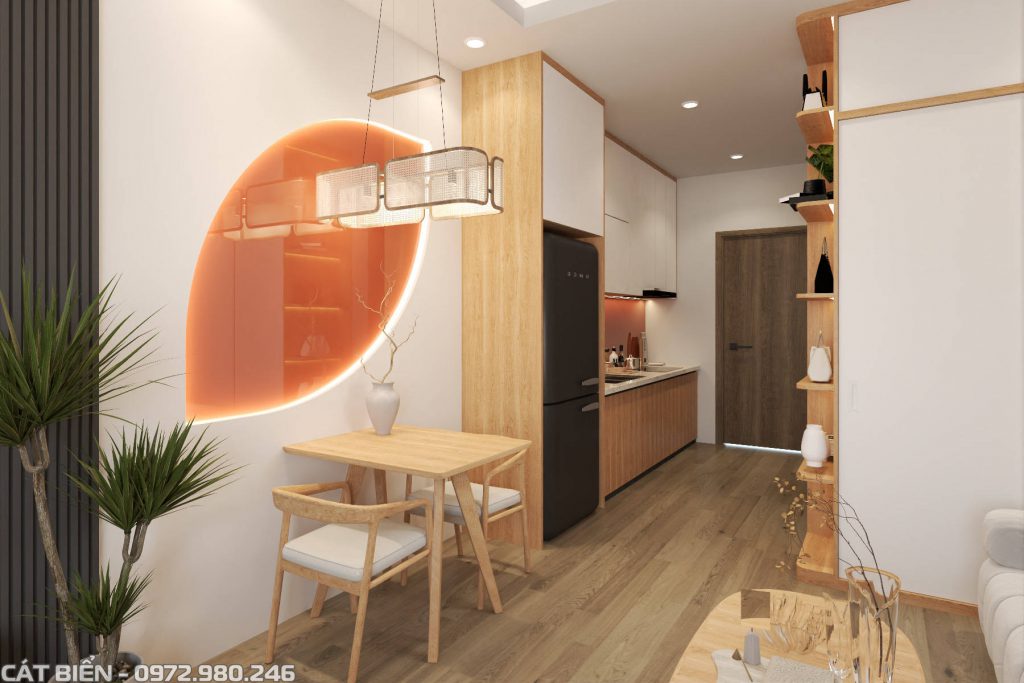 thiết kế sản xuất thi công làm lắp đặt nội thất chung cư sophia phú cường rạch giá