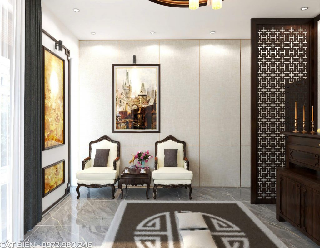 thiết kế thi công trang trí nội thất phòng thờ rạch giá kiên giang
