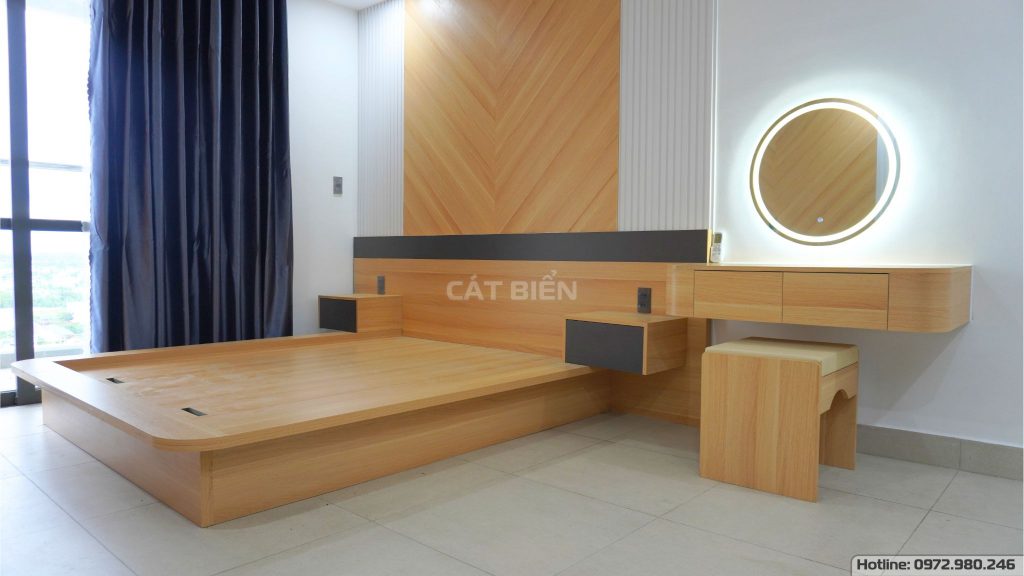 Xưởng Sản Xuất thiết kế thi công Nội Thất Trọn Gói Gỗ Công Nghiệp Tại Bãi Vàng - Kiên Giang