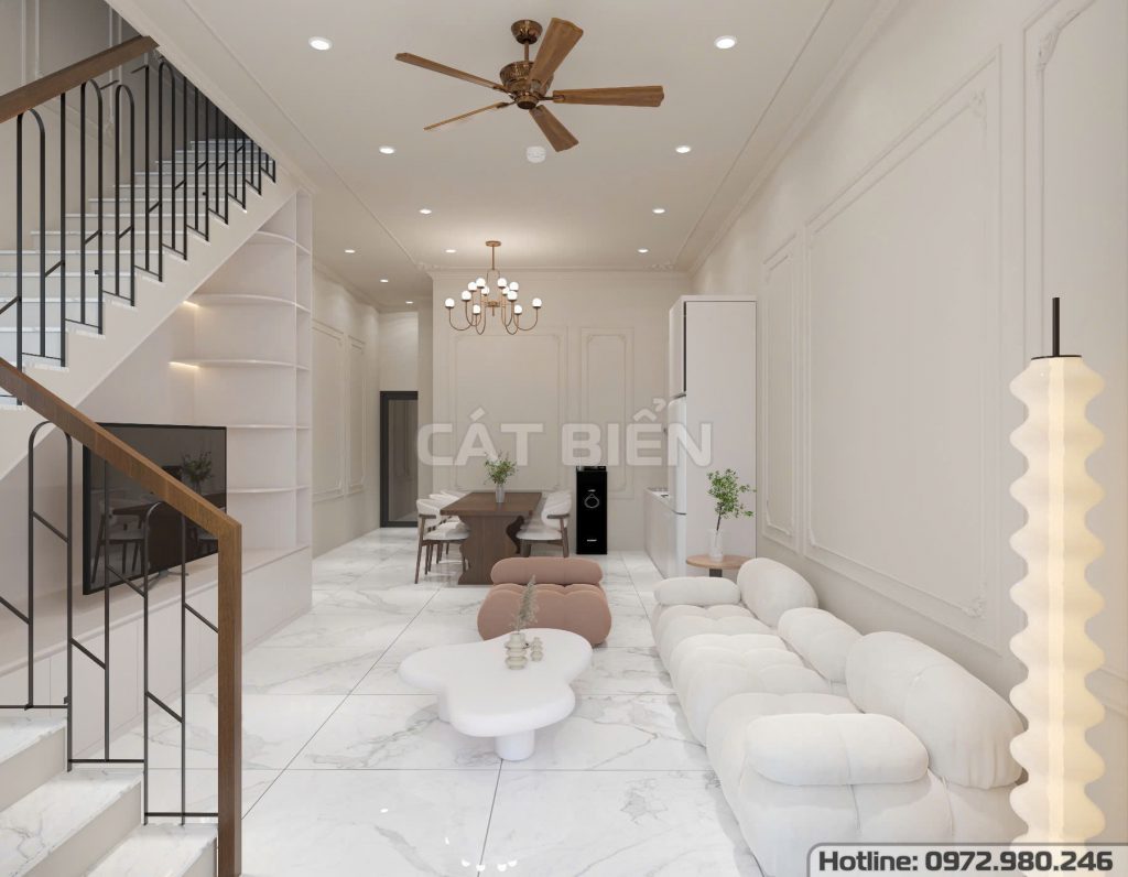 thiết kế decor nội thất phòng khách bếp rạch giá