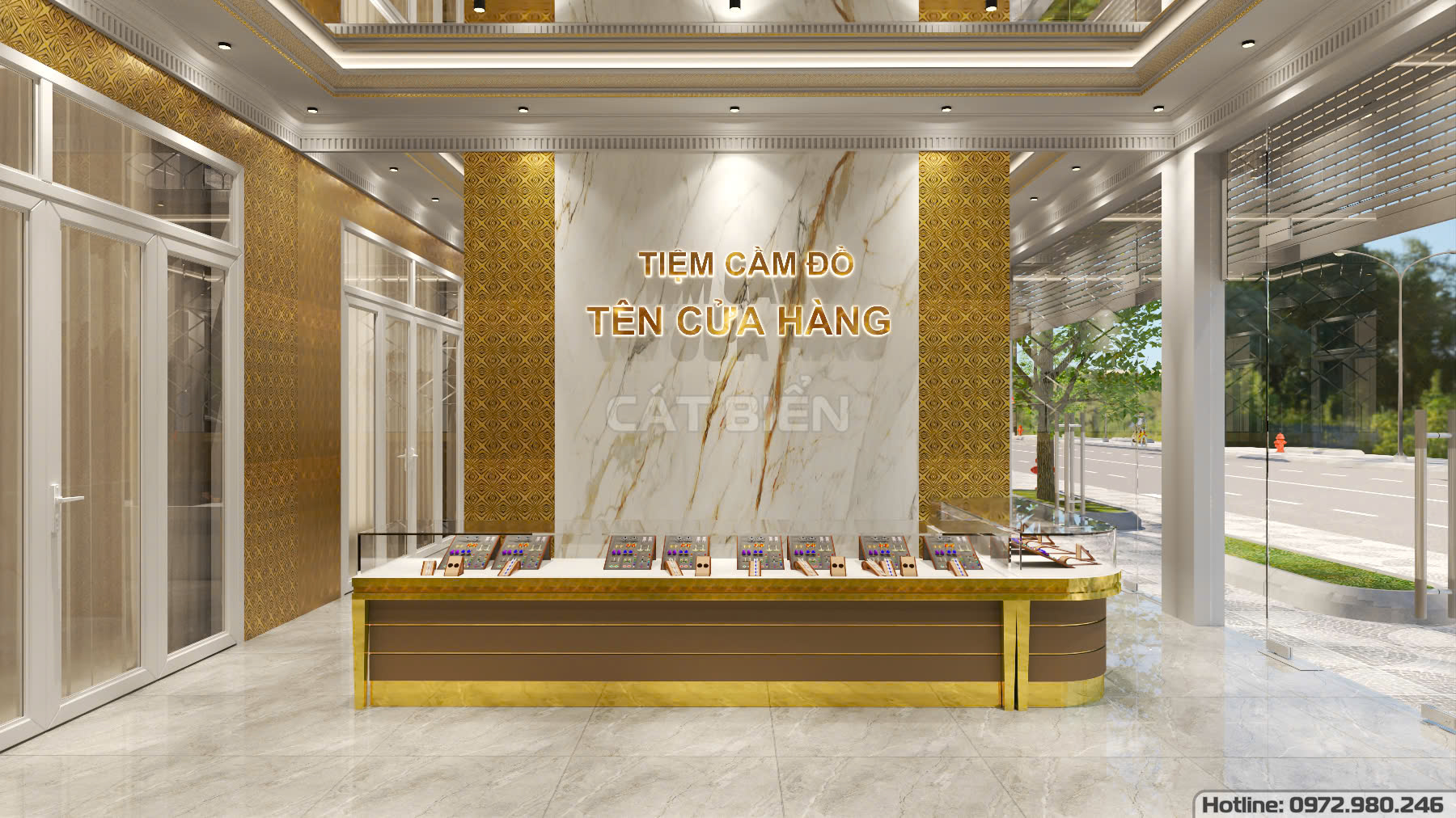 Nội Thất Cửa Hàng Cầm Đồ NTCH-104