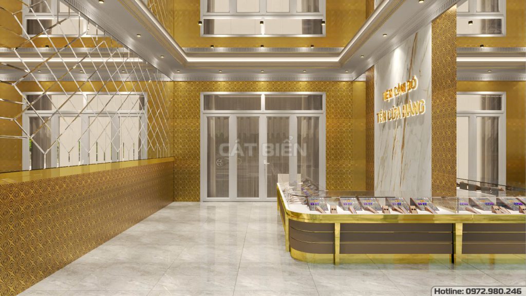 decor trang trí làm nội thất tiệm cửa hàng cầm đồ rạch giá kiên giang