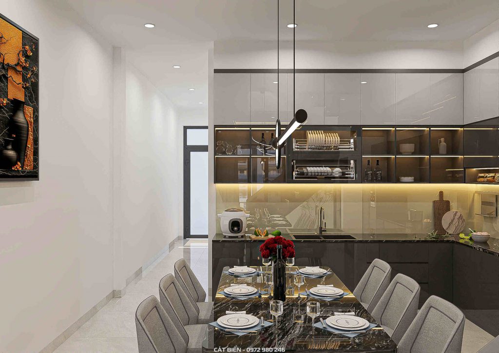 decor nội thất phòng khách bếp rạch giá