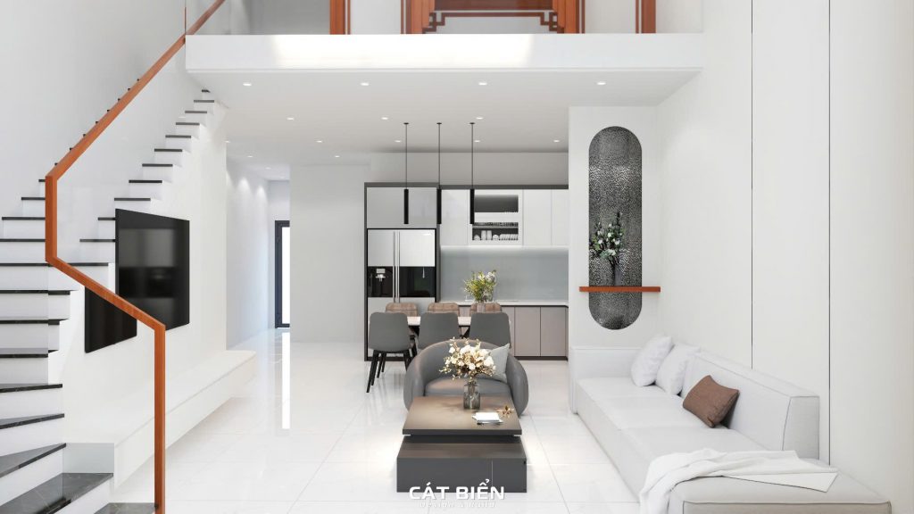 thiết kế thi công trang trí nội thất phòng khách rạch giá kiên giang
