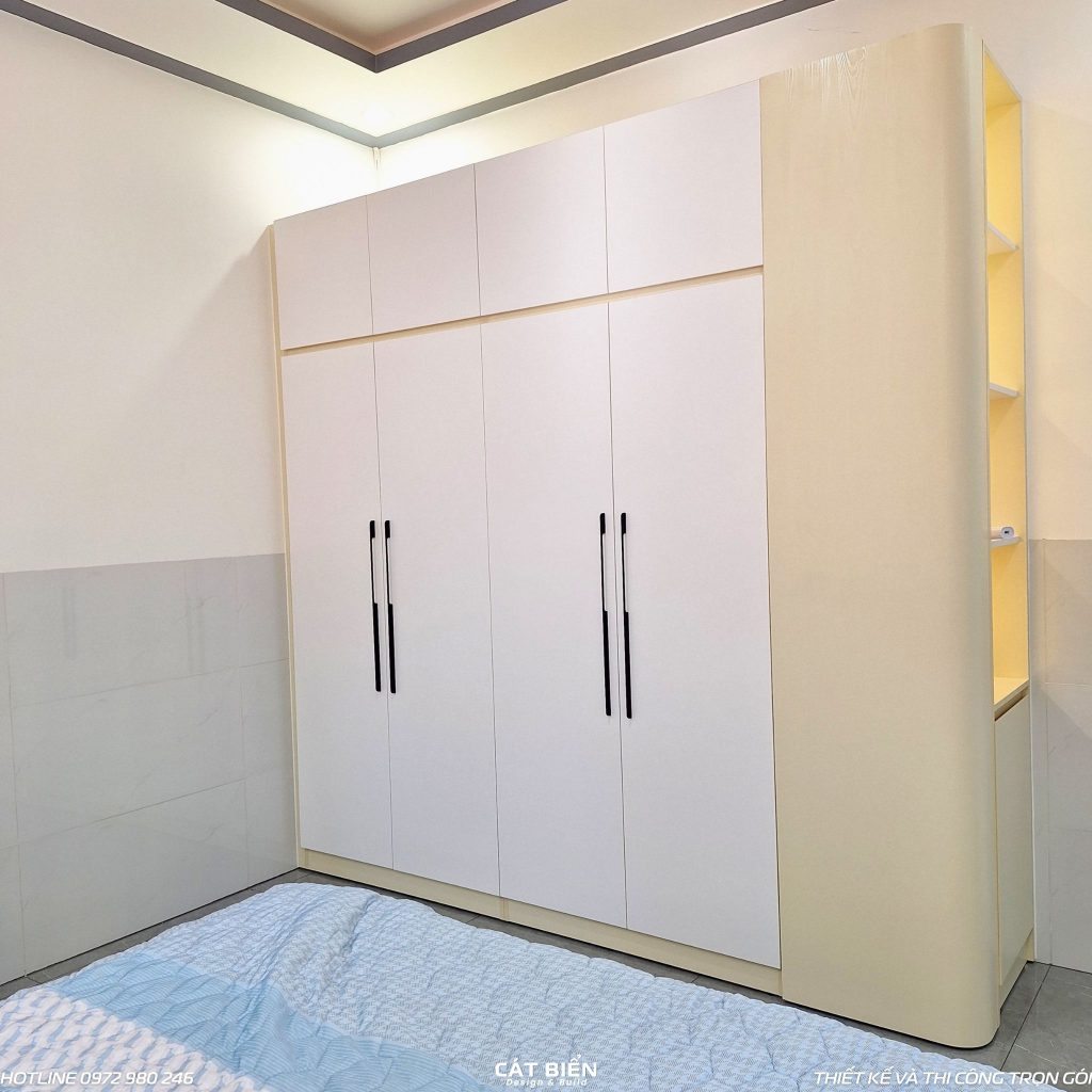 xưởng thiết kế sản xuất thi công lắp đặt kệ tivi, vách trang trí lam sóng, tủ bếp, phụ kiện bếp thông minh, giường ngủ, tủ đầu giường, tủ quần áo, bàn trang điểm, bàn làm việc, vách thờ CNC An Biên