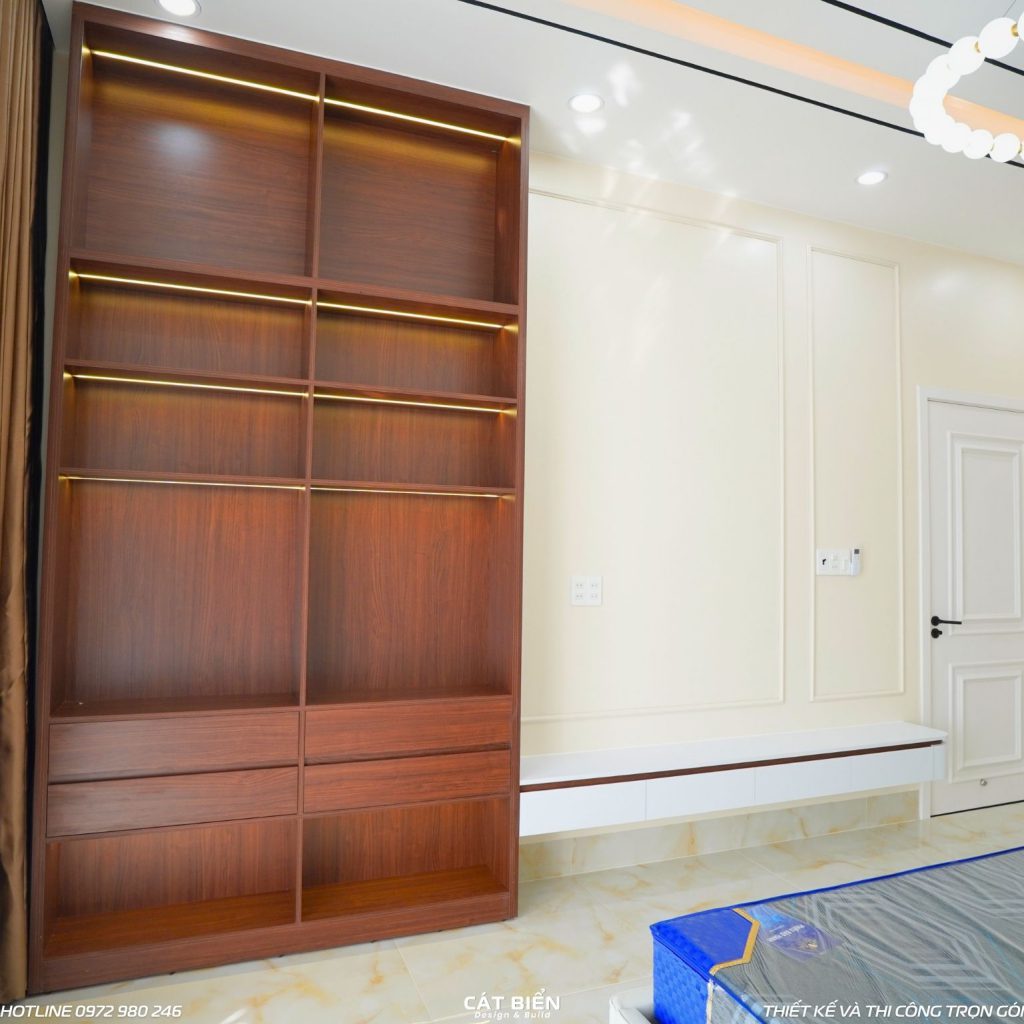 xưởng thiết kế sản xuất thi công lắp đặt kệ tivi, vách trang trí PVC vân đá, lam sóng, tủ bếp, phụ kiện bếp thông minh, tủ kệ trang trí, giường ngủ, tủ đầu giường, tủ quần áo, bàn trang điểm, bàn làm việc Rạch Giá