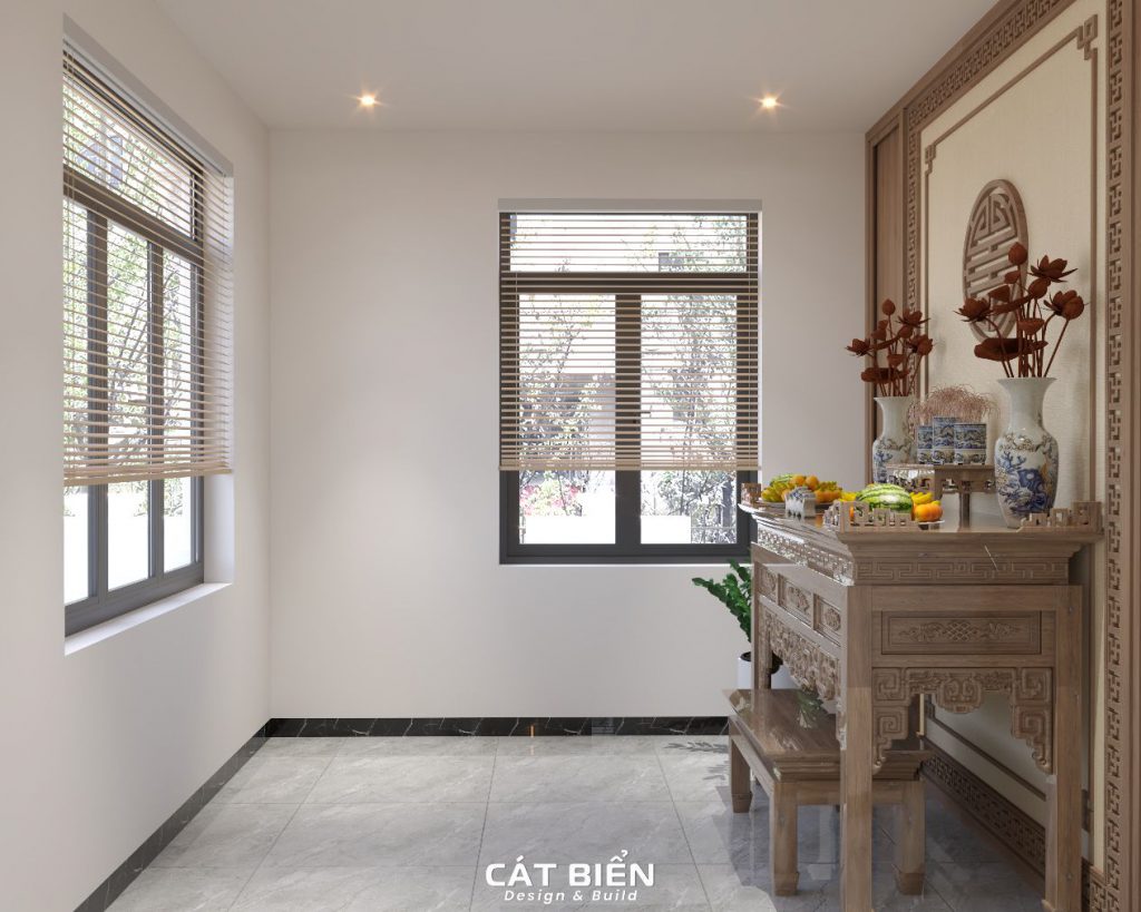 thiết kế phòng thờ gia đình rạch giá kiên giang